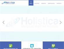 Tablet Screenshot of holisticamedicina.com